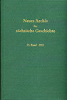 Buchcover Neues Archiv für sächsische Geschichte / Neues Archiv für sächsische Geschichte, Band 72 (2001)