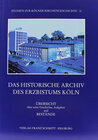 Buchcover Das Historische Archiv des Erzbistums Köln