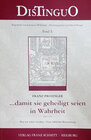 Buchcover ... damit sie geheiligt werden in Wahrheit