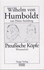 Buchcover Wilhelm von Humboldt