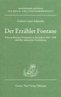 Buchcover Der Erzähler Fontane