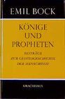 Buchcover Beiträge zur Geistesgeschichte der Menschheit / Könige und Propheten