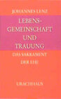 Buchcover Lebensgemeinschaft und Trauung