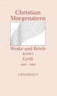 Buchcover Werke und Briefe. Stuttgarter Ausgabe. Kommentierte Ausgabe / Lyrik 1887-1905