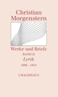 Buchcover Werke und Briefe. Stuttgarter Ausgabe. Kommentierte Ausgabe / Lyrik 1906-1914