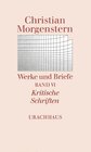 Buchcover Werke und Briefe. Stuttgarter Ausgabe. Kommentierte Ausgabe / Kritische Schriften