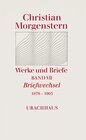 Buchcover Werke und Briefe. Stuttgarter Ausgabe. Kommentierte Ausgabe / Briefwechsel 1878-1903