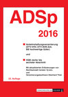 Buchcover ADSp 2016 mit Erläuterungen