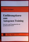 Buchcover Einführungskurse zum Autogenen Training