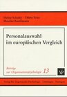Buchcover Personalauswahl im europäischen Vergleich