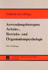 Buchcover Anwendungsbezogene Arbeits-, Betriebs- und Organisationspsychologie