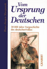 Buchcover Vom Ursprung der Deutschen