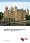 Buchcover Handbuch zum Landesbeamtenrecht Mecklenburg-Vorpommern