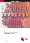 Buchcover Beamtenversorgungsrecht in Bund und Ländern