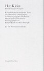 Buchcover Sämtliche Werke. Brandenburger Ausgabe / Dramen / Die Hermannsschlacht