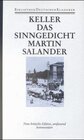 Buchcover Sämtliche Werke. Historisch-Kritische Ausgabe / Gesammelte Werke / Züricher Novellen
