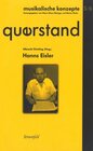 Buchcover Querstand 5/6: Hanns Eisler