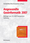 Buchcover Angewandte Geoinformatik 2007