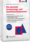 Buchcover Das deutsche Vermessungs- und Geoinformationswesen 2015