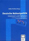 Buchcover Deutsche Nahostpolitik