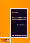 Buchcover Propädeutikum der Politikwissenschaft