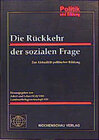 Buchcover Die Rückkehr der sozialen Frage