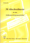 Buchcover 50 Abschreibtexte für das 10-Minuten-Computerschreiben