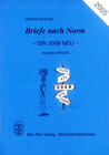 Buchcover Briefe nach Norm