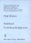 Buchcover Deutsche Einheitskurzschrift / Kurz - gut - schnell. Verkehrsschriftpraxis