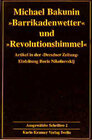 Buchcover Ausgewählte Schriften / "Barrikadenwetter" und "Revolutionshimmel"