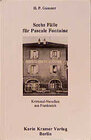 Buchcover Sechs Fälle für Pascale Fontaine