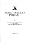 Buchcover Aschaffenburger Jahrbuch für Geschichte, Landeskunde und Kunst des Untermaingebietes / Aschaffenburger Jahrbuch für Gesc