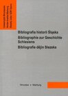 Buchcover Bibliographie zur Geschichte Schlesiens
