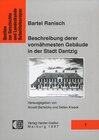 Buchcover Bartel Ranisch, Beschreibung derer vornähmesten Gebäude in der Stadt Dantzig