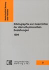 Buchcover Bibliographie zur Geschichte der deutsch-polnischen Beziehungen 1999