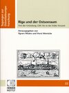 Buchcover Riga und der Ostseeraum