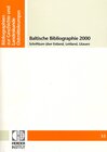 Buchcover Baltische Bibliographie 2000