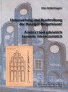 Buchcover Otto Rollenhagen, Untersuchung und Beschreibung der Danziger Bürgerhäuser mit besonderer Darstellung der Bauten aus der 