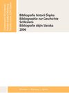Buchcover Bibliographie zur Geschichte Schlesiens 2006