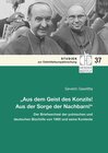 Buchcover "Aus dem Geist des Konzils! Aus der Sorge der Nachbarn!"