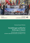 Buchcover Vorstellungen politischer Ordnung in Litauen