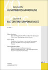Buchcover Zeitschrift für Ostmitteleuropa-Forschung 68/1 ZfO - Journal of East Central European Studies JECES 68/1