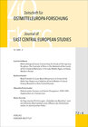 Buchcover Zeitschrift für Ostmitteleuropa-Forschung (ZfO) 72/4 / Journal of East Central European Studies (JECES) 72/4