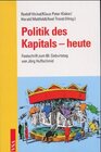 Buchcover Politik des Kapitals - heute