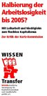 Buchcover Halbierung der Arbeitslosigkeit bis 2005?