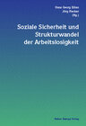 Buchcover Soziale Sicherheit und Strukturwandel der Arbeitslosigkeit