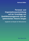 Buchcover Personal- und Organisationsentwicklung auf der Grundlage von Qualitätsmanagement und der systemischen Theorie Senges - d