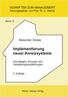 Buchcover Implementierung neuer Anreizsysteme