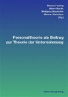 Buchcover Personaltheorie als Beitrag zur Theorie der Unternehmung