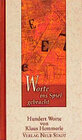 Buchcover Worte ins Spiel gebracht